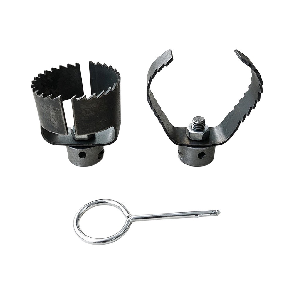 Auger Drill Attachment - ชุดอุปกรณ์ขุดลอกท่อเหล็กพร้อมประแจสำหรับทำความสะอาดท่อและกำจัดสิ่งอุดตัน ใช้กับสว่านไฟฟ้า