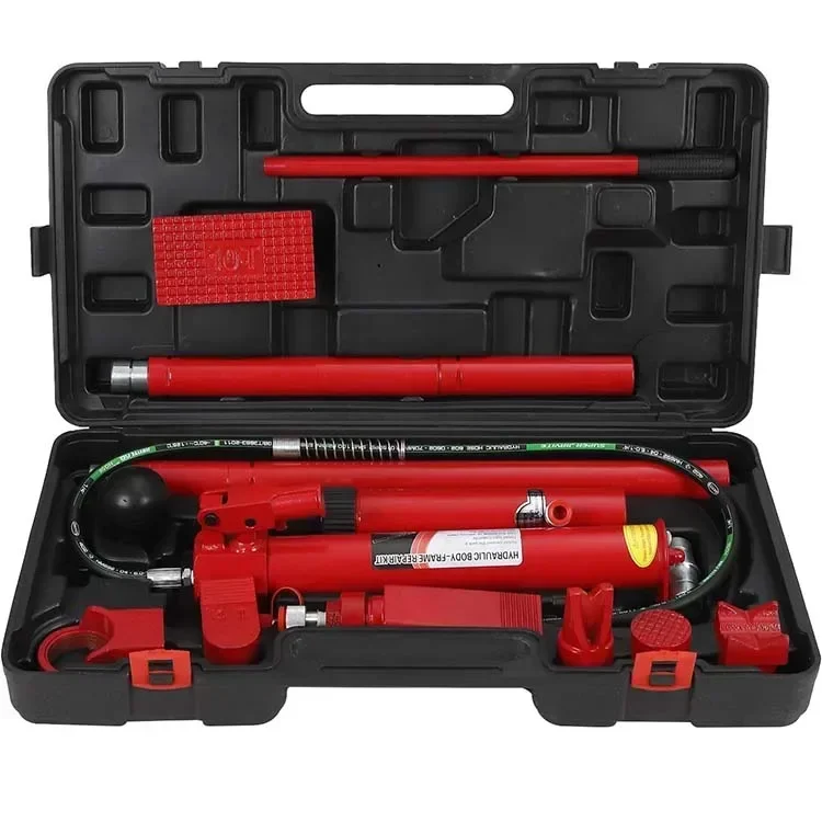 Heavy Equipment Jack - ชุดอุปกรณ์แม่แรงไฮดรอลิกแบบพกพา 10 ตัน สำหรับรถยนต์