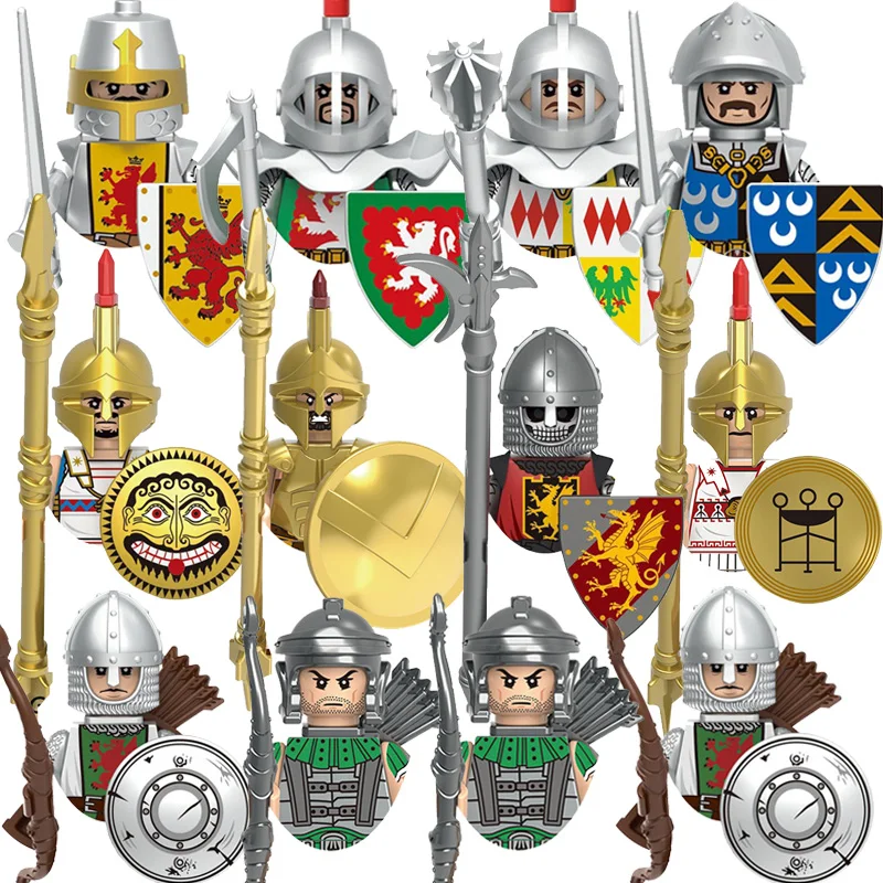 Heavy Equipment Armor - ของเล่นเด็กกลางอายุกรีกโบราณ Heavy Infantry Armored Knight Archer