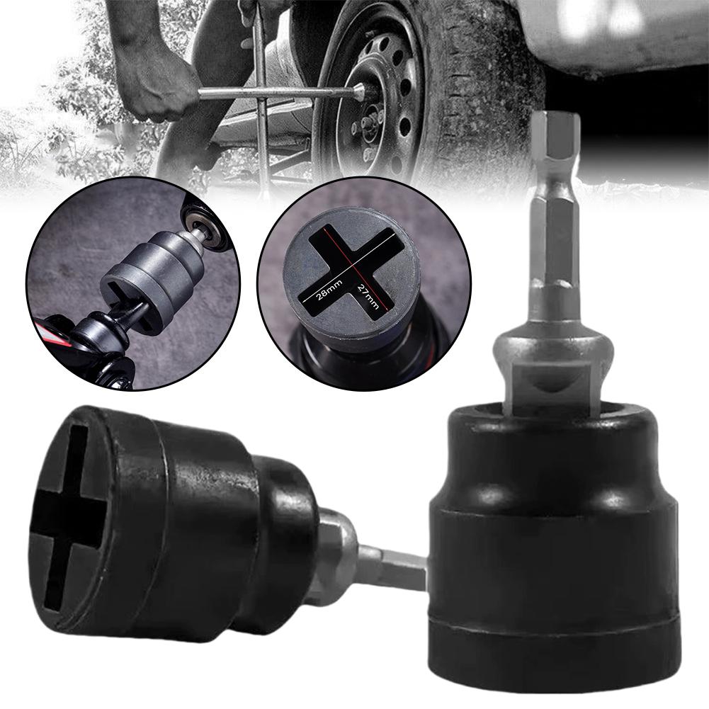 Heavy Equipment Jack - อะแดปเตอร์แจ็คซ็อกเก็ตสำหรับสว่านไฟฟ้า อุปกรณ์ซ่อมบำรุงยานยนต์ อุปกรณ์ยกของ สำหรับงานหนัก สำหรับรถยนต์ ﻿