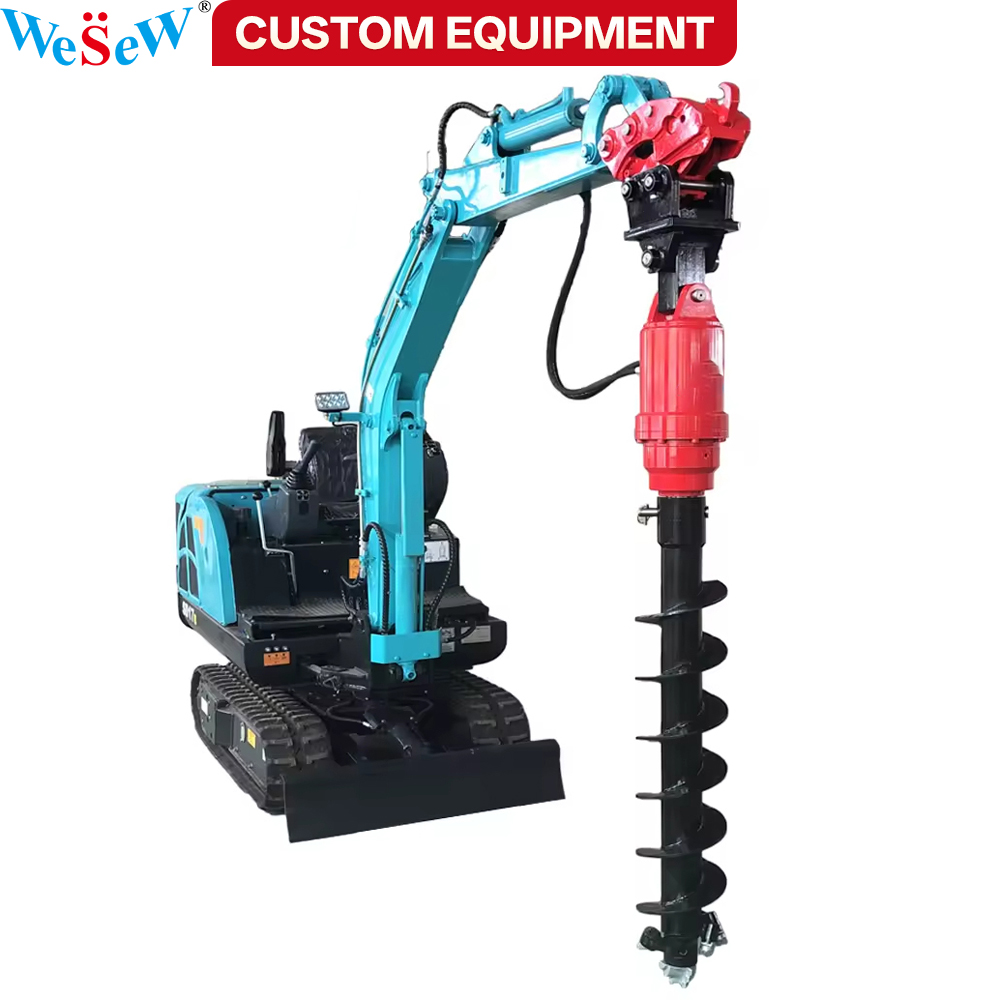 เครื่องเจาะดินแบบสกรูขนาดเล็ก  - Auger Drill Attachment บทวิจารณ์และราคา