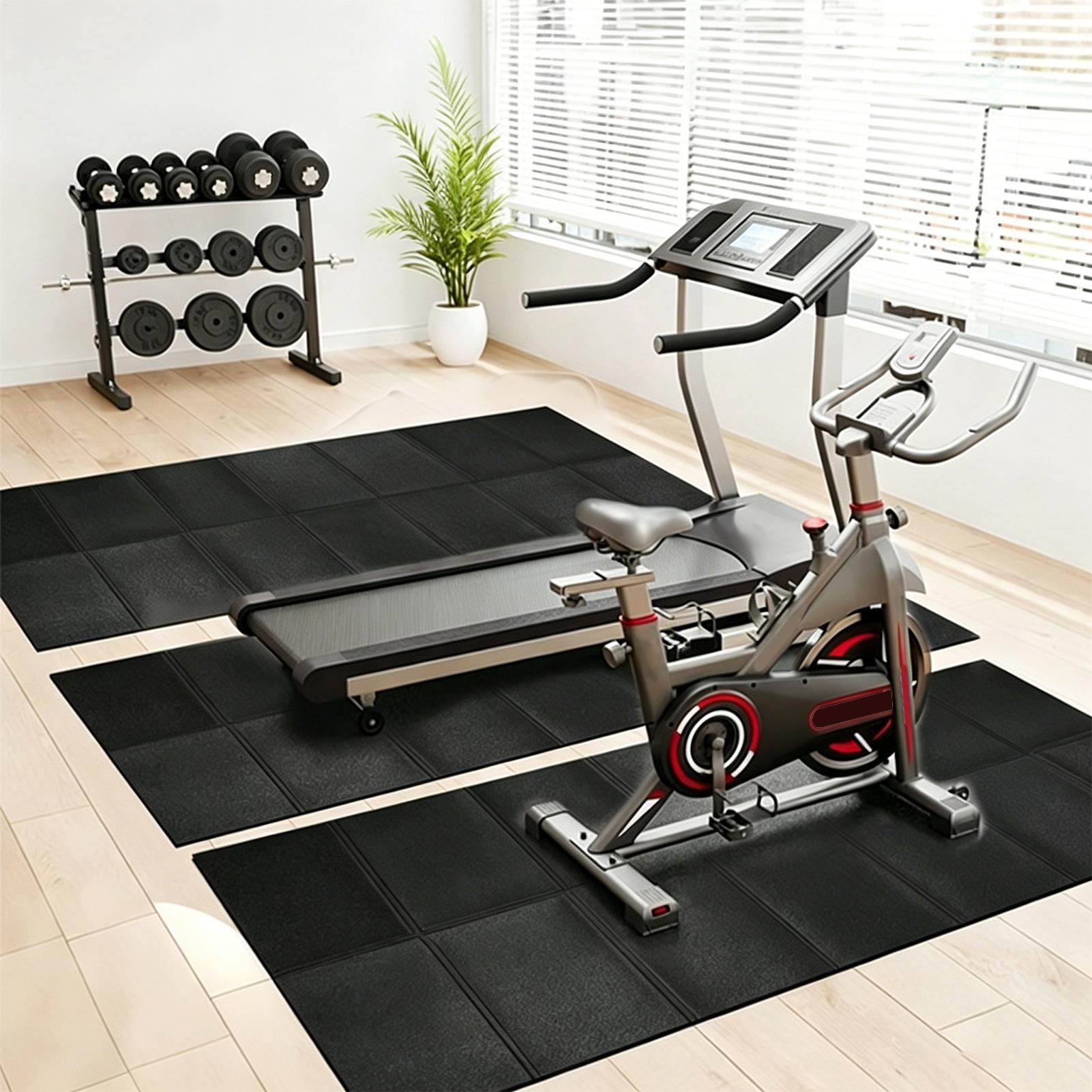แผ่นรองพื้นลู่วิ่งไฟฟ้า ดูดซับ - Heavy Equipment Gym บทวิจารณ์และราคา
