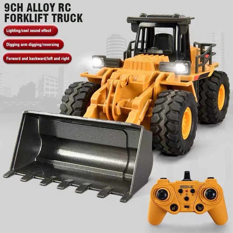 รถบรรทุกขุดดิน RC 9CH โลหะผสม  - Heavy Equipment Games บทวิจารณ์และราคา