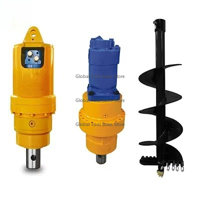 มอเตอร์และชุดเกียร์ขับเคลื่อนส - Auger Drill Attachment บทวิจารณ์และราคา