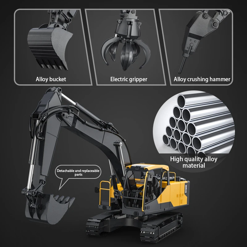 Double E E598 RC Excavator รถแ - Heavy Equipment Games บทวิจารณ์และราคา