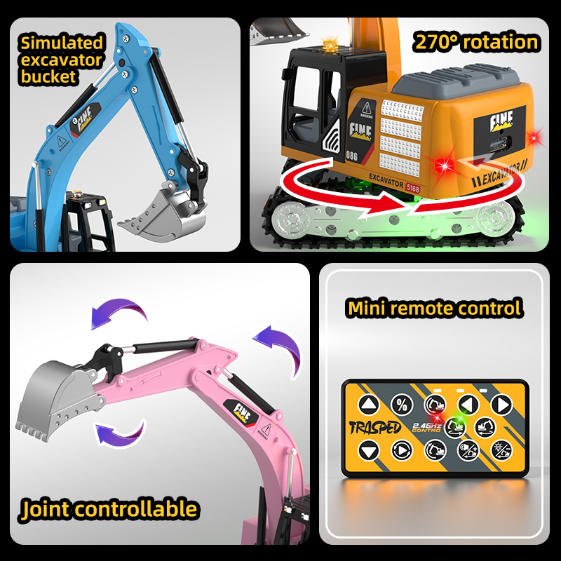 รถขุด รถดัมพ์ รถยก ของเล่นบังค - Heavy Equipment Games บทวิจารณ์และราคา
