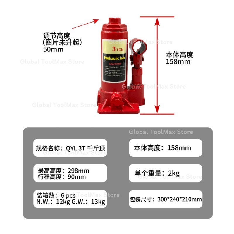 แม่แรงไฮดรอลิกแบบลม 3 ตัน เครื - Heavy Equipment Jack บทวิจารณ์และราคา