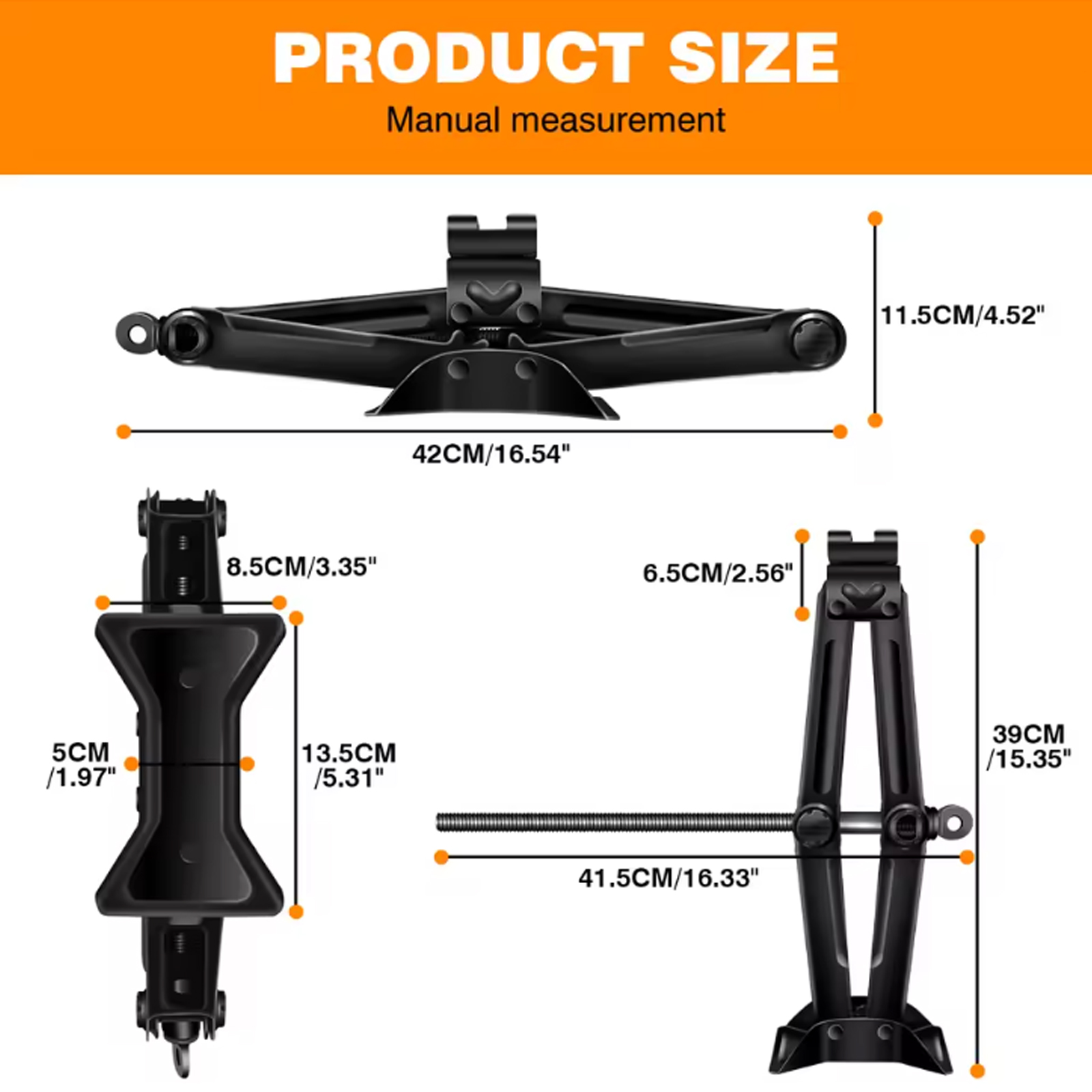 แม่แรงกรรไกร 2 ตัน (4409 ปอนด์ - Heavy Equipment Jack บทวิจารณ์และราคา