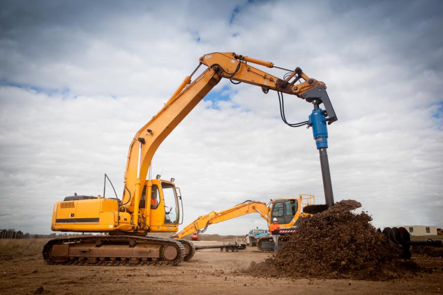 หัวเจาะไฮดรอลิกสำหรับรถขุดพร้อ - Auger Drill Attachment บทวิจารณ์และราคา