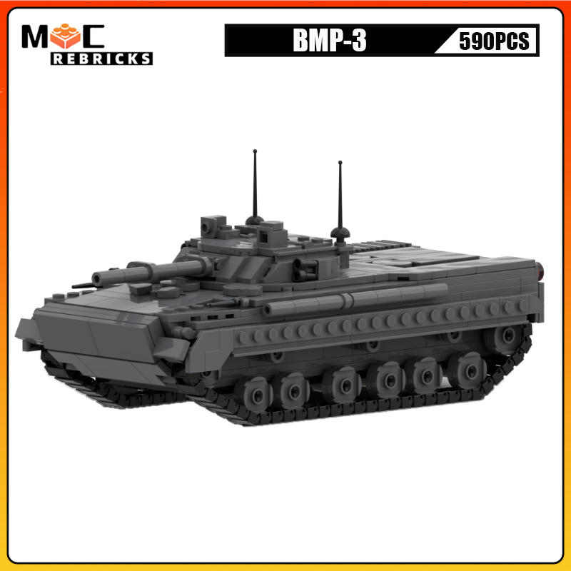 WW II กองทัพทหารอุปกรณ์ BMP-3  - Heavy Equipment Armor บทวิจารณ์และราคา