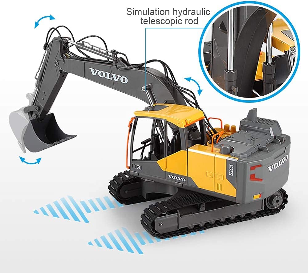 Double E E568 RC ขุดเจาะ 1/16  - Heavy Equipment Games บทวิจารณ์และราคา