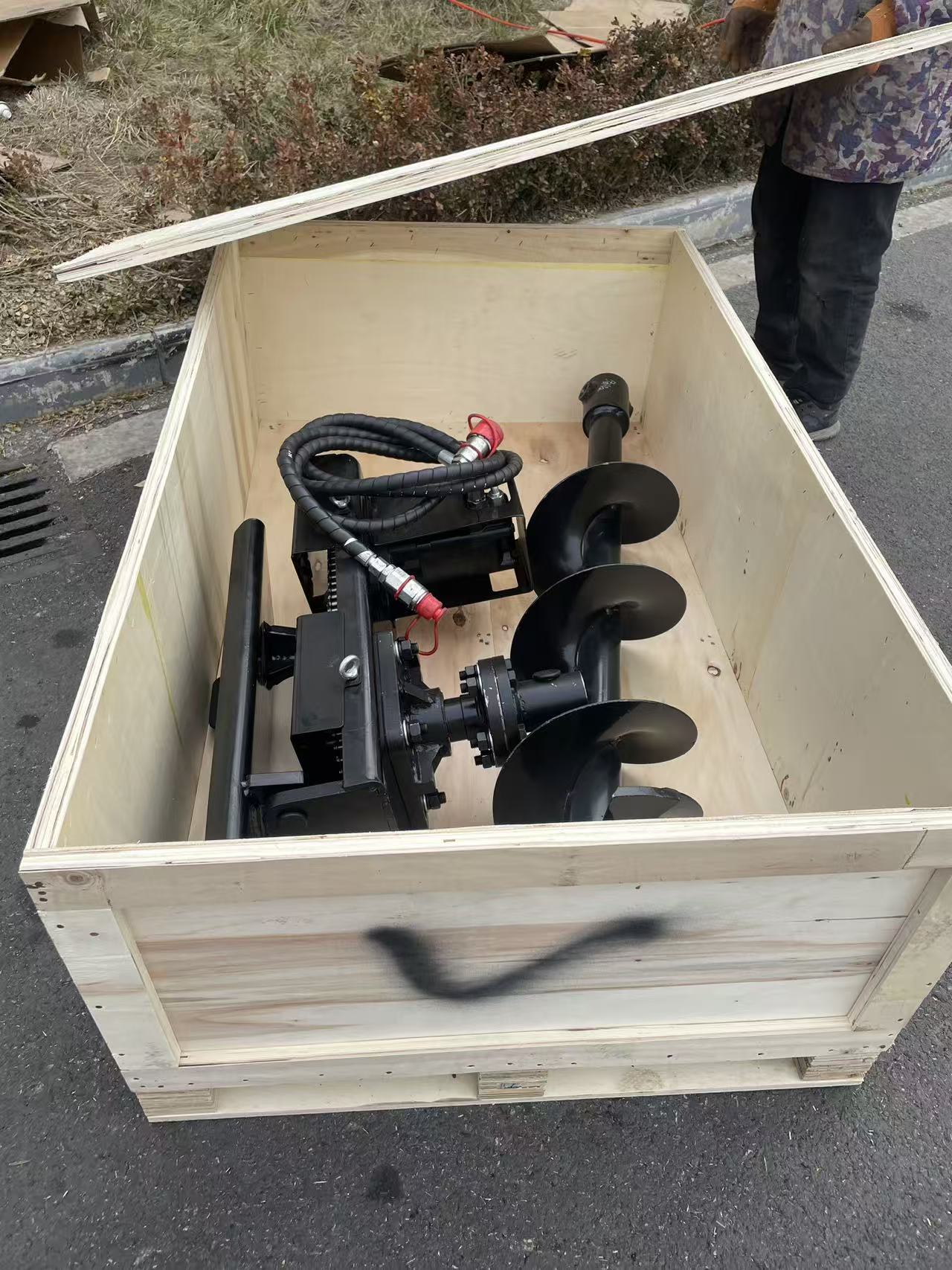 ดอกสว่านเจาะดินไฮดรอลิกสำหรับร - Auger Drill Attachment บทวิจารณ์และราคา